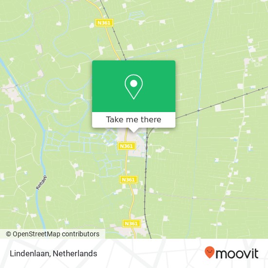 Lindenlaan, 9771 AS Sauwerd map