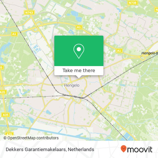 Dekkers Garantiemakelaars, Oldenzaalsestraat 59 map
