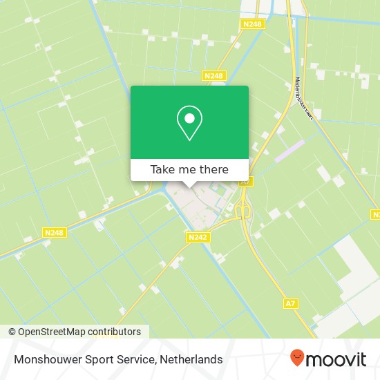 Monshouwer Sport Service, Brugstraat 45 map
