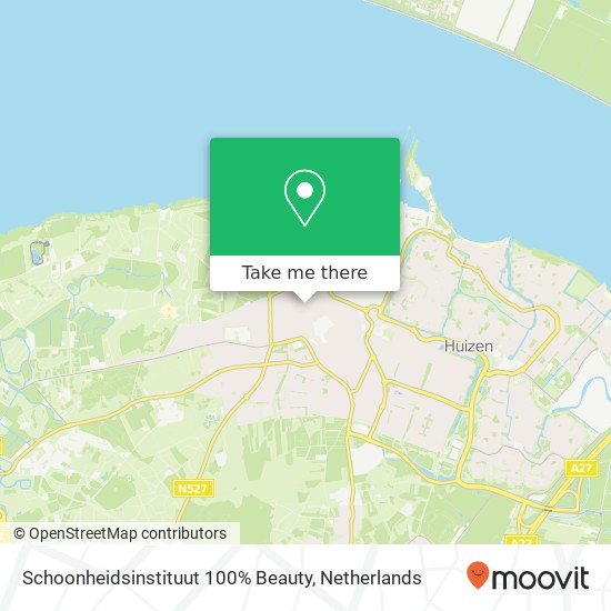 Schoonheidsinstituut 100% Beauty Karte