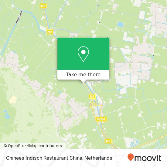 Chinees Indisch Restaurant China, Rijksweg 6 map