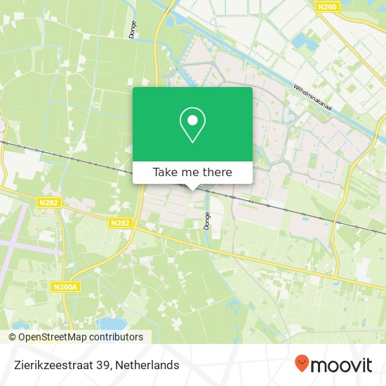 Zierikzeestraat 39, 5036 Tilburg Karte