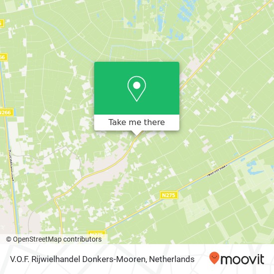V.O.F. Rijwielhandel Donkers-Mooren, Meijelsedijk 19 map