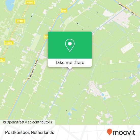 Postkantoor, Grote Sloot 196 map