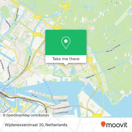 Wijdenesserstraat 30, 1023 TE Amsterdam map