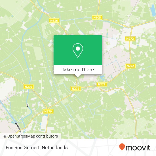 Fun Run Gemert, De Schabbert map