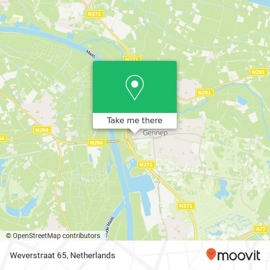 Weverstraat 65, 6591 AG Gennep map