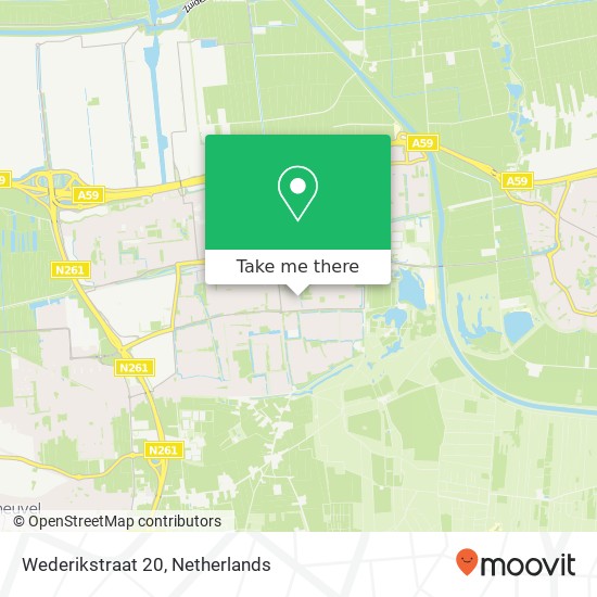 Wederikstraat 20, 5143 TD Waalwijk map