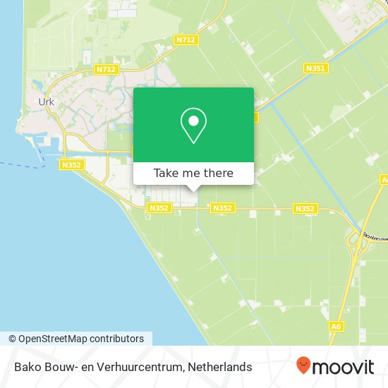 Bako Bouw- en Verhuurcentrum, De Pan 6 Karte