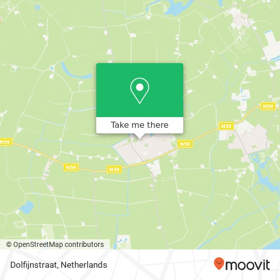 Dolfijnstraat, 4306 CW Nieuwerkerk map