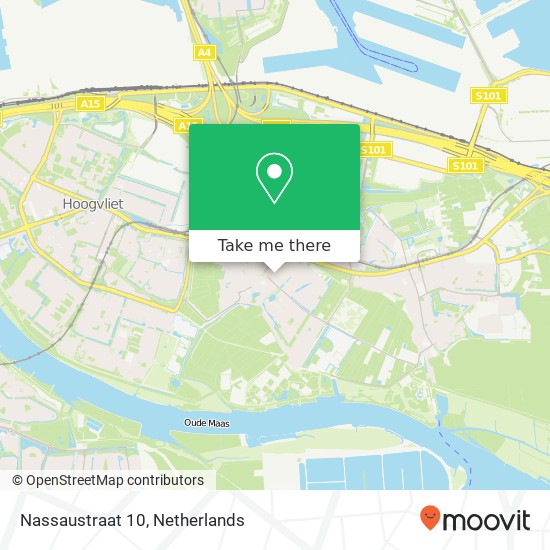 Nassaustraat 10, 3171 AT Poortugaal map