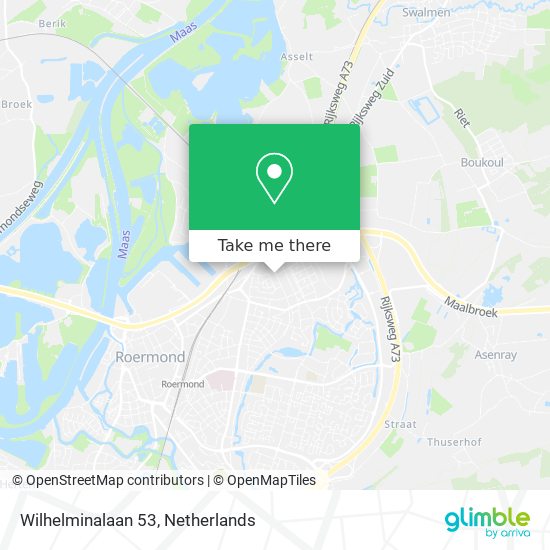 Wilhelminalaan 53 map