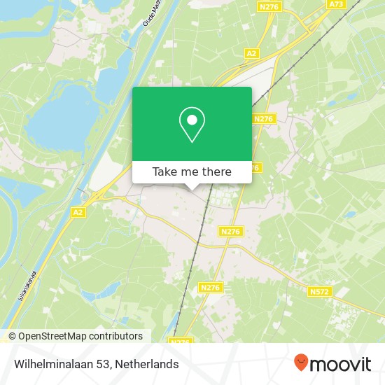 Wilhelminalaan 53, 6101 JD Echt map