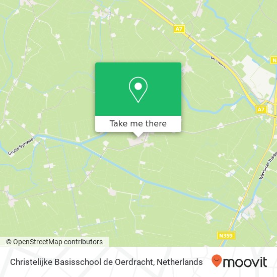 Christelijke Basisschool de Oerdracht, Van der Weijstrjitte 12 map