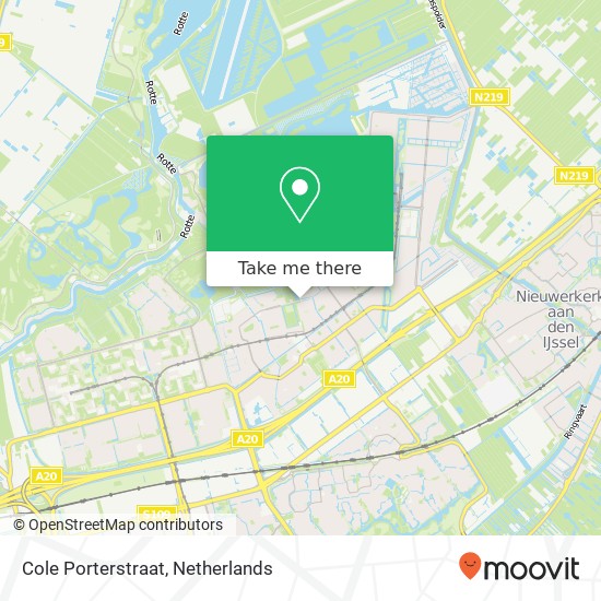 Cole Porterstraat, 3069 Rotterdam map