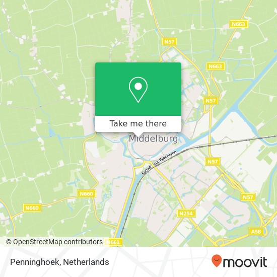 Penninghoek, 4331 Middelburg map