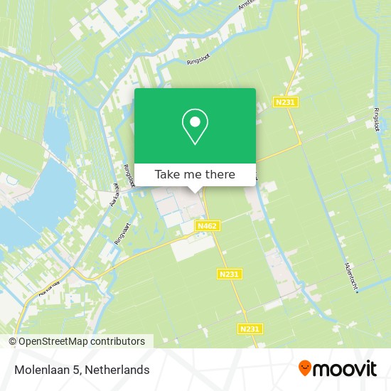 Molenlaan 5 map