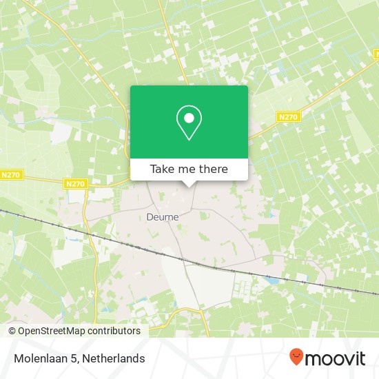 Molenlaan 5, 5751 AM Deurne map