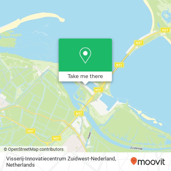 Visserij-Innovatiecentrum Zuidwest-Nederland, Meester Snijderweg 5 3251 LJ Stellendam map