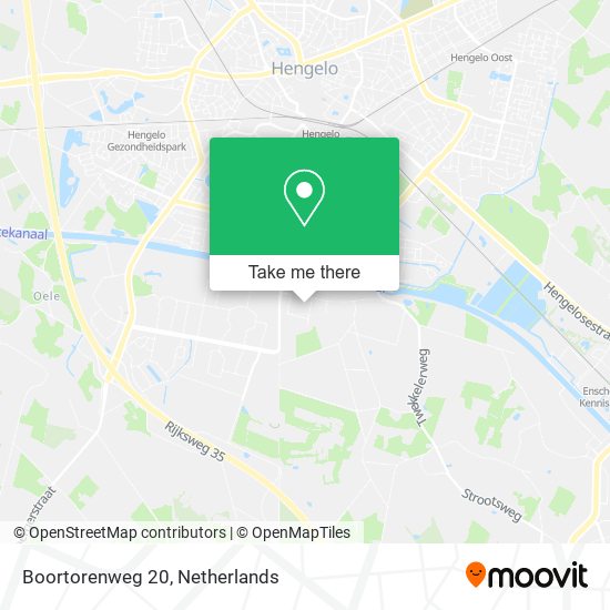 Boortorenweg 20 Karte