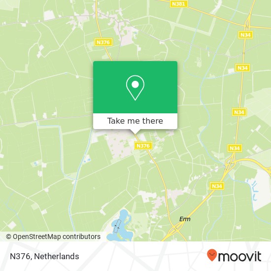 N376, 7841 Sleen map