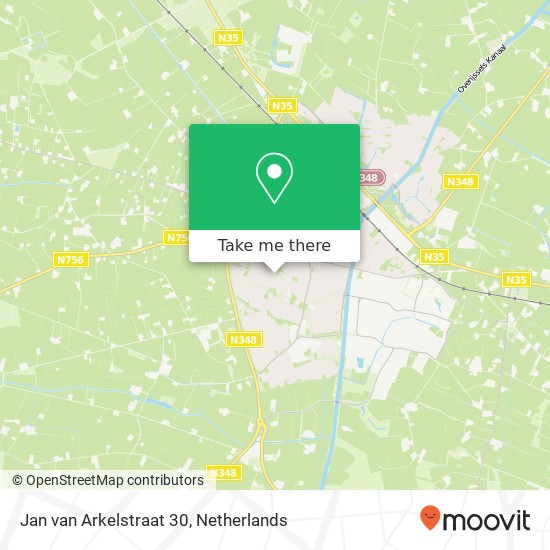 Jan van Arkelstraat 30, 8101 EN Raalte map
