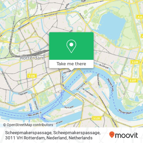 Scheepmakerspassage, Scheepmakerspassage, 3011 VH Rotterdam, Nederland Karte