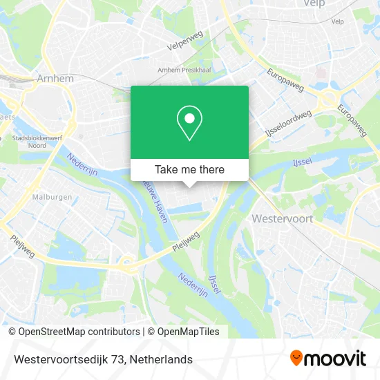 Westervoortsedijk 73 map