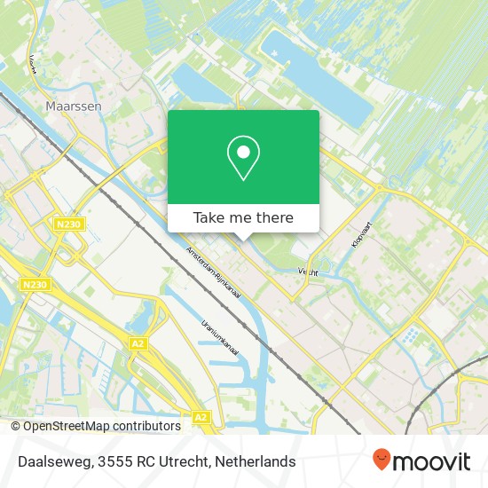 Daalseweg, 3555 RC Utrecht map