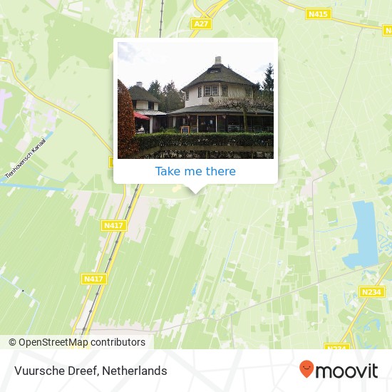 Vuursche Dreef, 3739 KX Hollandsche Rading map