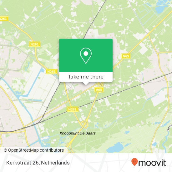 Kerkstraat 26, 5056 AC Berkel-Enschot map