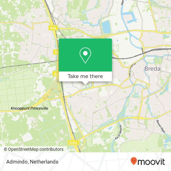 Admindo, Van de Reijtstraat 50 map