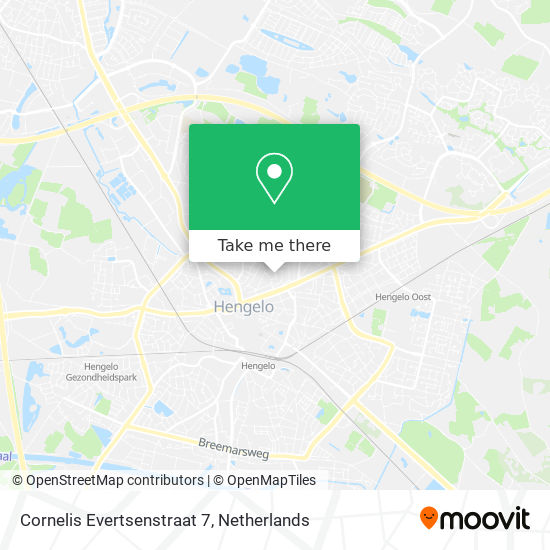 Cornelis Evertsenstraat 7 Karte