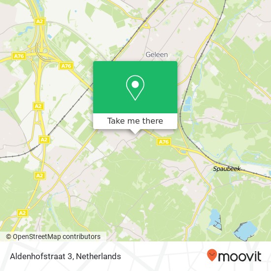 Aldenhofstraat 3, 6191 GP Neerbeek map