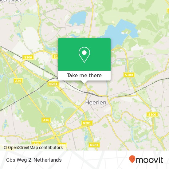 Cbs Weg 2, 6412 EZ Heerlen map