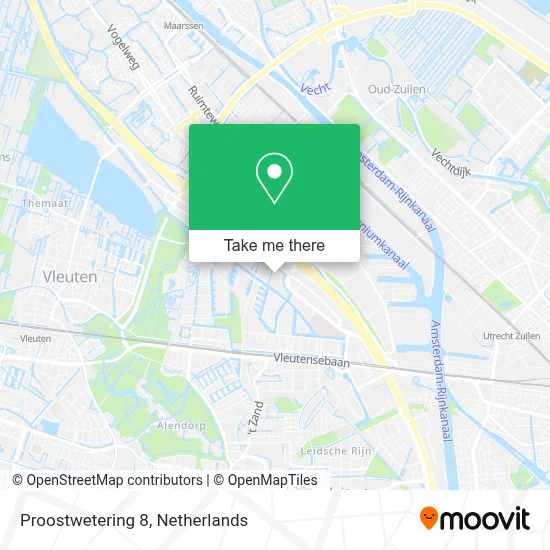 Proostwetering 8 map