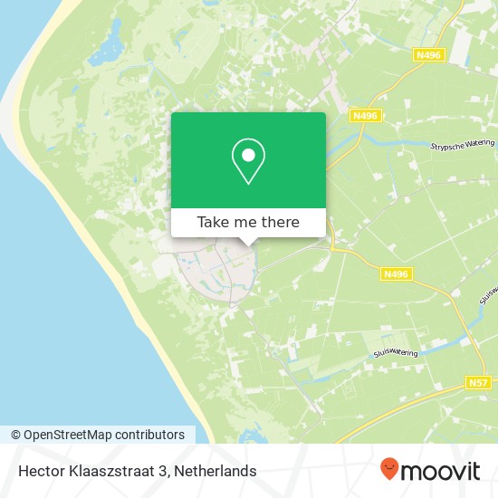 Hector Klaaszstraat 3, 3235 BG Rockanje map