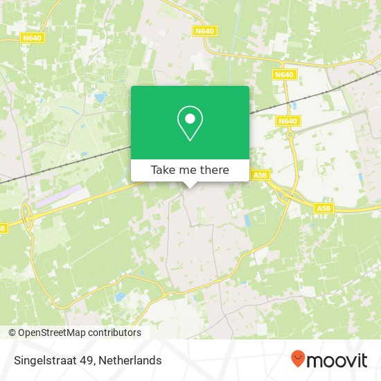 Singelstraat 49, 4711 CL Sint Willebrord map