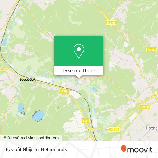 Fysiofit Ghijsen, Doctor Poelsstraat 14 map