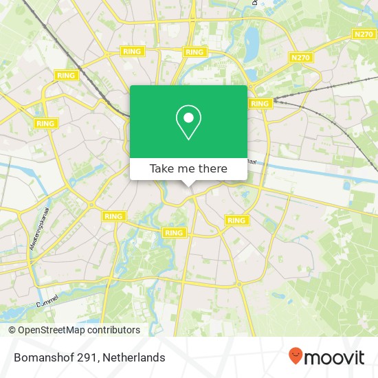 Bomanshof 291, 5611 NR Eindhoven map