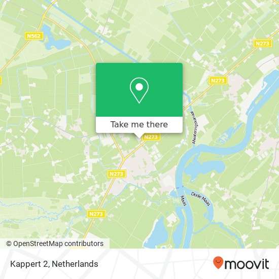 Kappert 2, 6086 PA Neer map