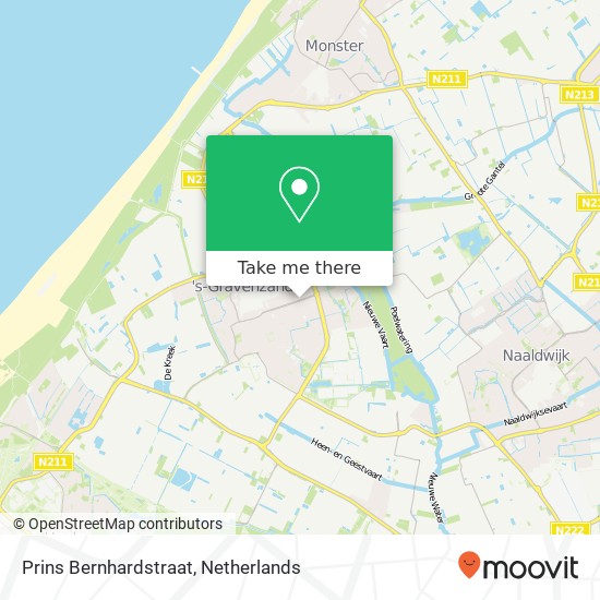 Prins Bernhardstraat, 2691 CD 's-Gravenzande map