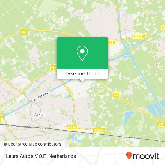Leurs Auto's V.O.F., Graafschap Hornelaan 188 map