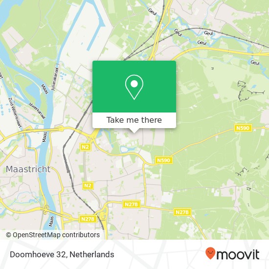 Doomhoeve 32, 6225 DG Maastricht map