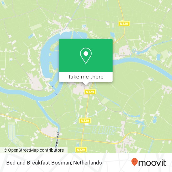 Bed and Breakfast Bosman Karte