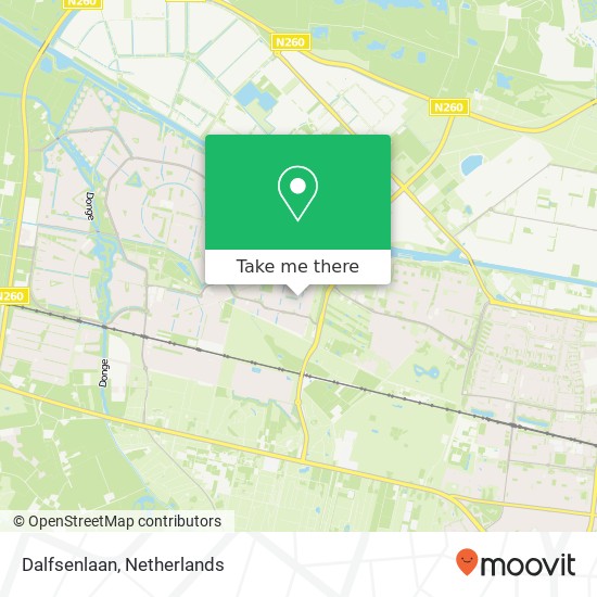 Dalfsenlaan, Dalfsenlaan, 5043 HR Tilburg, Nederland Karte