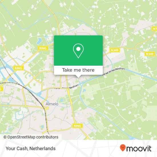 Your Cash, Eskerplein 11 map