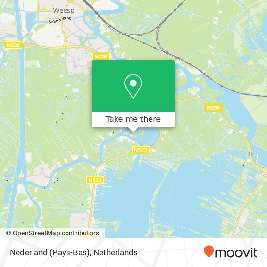 Nederland (Pays-Bas) map