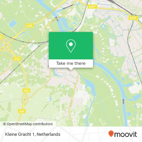 Kleine Gracht 1, 8051 VK Hattem map