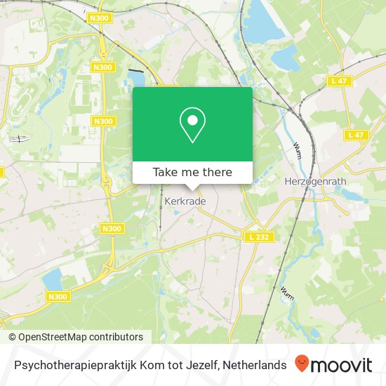 Psychotherapiepraktijk Kom tot Jezelf, Poststraat 36 Karte